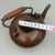 Engraved Copper Teapot With Wooden Handle & Chinese Calligraphy For Sale - Image 9 of 9