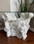 Glass Vintage Postmodern Sirmos Plaster Faux Rock Console Table For Sale - Image 7 of 10