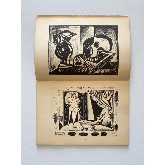 " Pablo Picasso : Lithographs 1945-1947 " Vintage 1947 1st Edition Mid Century Modern Mourlot Fine Art Lithograph Print Art Book For Sale In Kansas City - Image 6 of 18