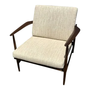 Mid Century Walnut Lounge Chair