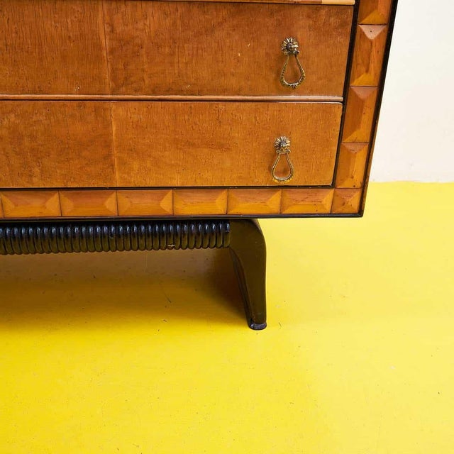 Wood Vintage Wooden Sideboard, 1950s For Sale - Image 7 of 12