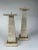 Maitland - Smith Mid 20th Century Pair of Tessellated Stone & Brass Candlesticks by Maitland Smith For Sale - Image 4 of 7