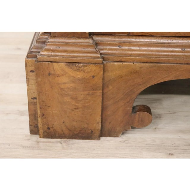 Large Antique Wardrobe in Solid Walnut, 1680s For Sale - Image 14 of 18