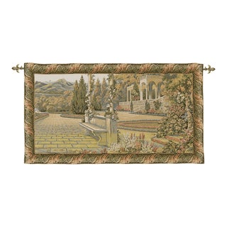 The Terrace (Without Loops) Loom Woven Tapestry - 62 X 110 Cm (2'0" X 3'7") - Requires Rod Size 3 For Sale