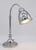 Metal Vintage Chrome Gooseneck Table Lamp For Sale - Image 7 of 9