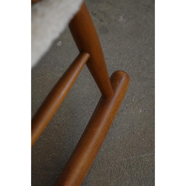 Danish Modern Rocking Chair by Illum Wikkelsø for N. Eilersen, 1960s For Sale - Image 10 of 15