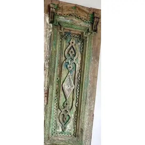 One-of-a-kind Pair Antique Vintage Carved Wood French European Doors Hang as Decor or use as entry doors Hand Carved Wood...