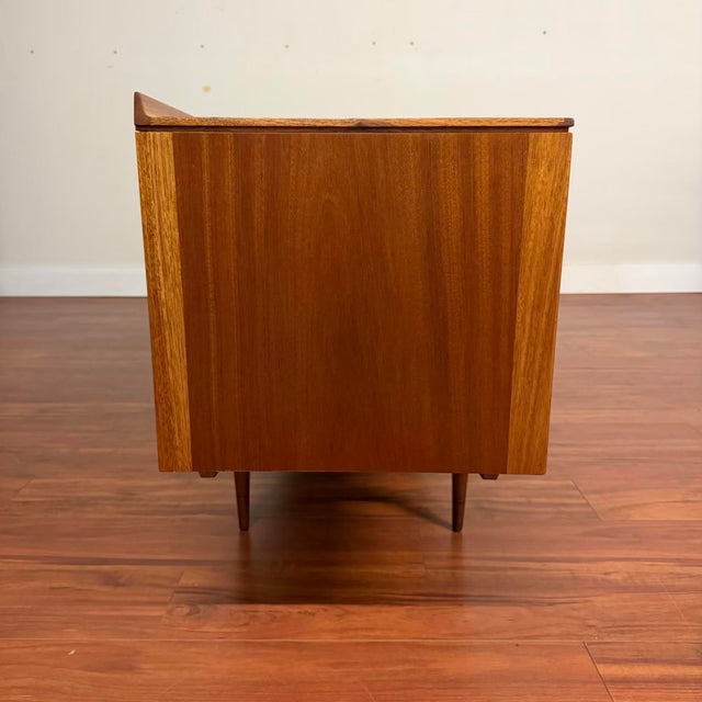 Mid-Century Modern Robert Heritage Vintage Long Teak Sideboard For Sale - Image 3 of 13