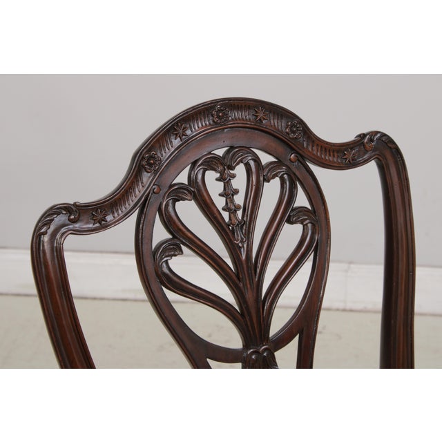 Brown Set of 8 Drexel Mahogany Dining Chairs For Sale - Image 8 of 16