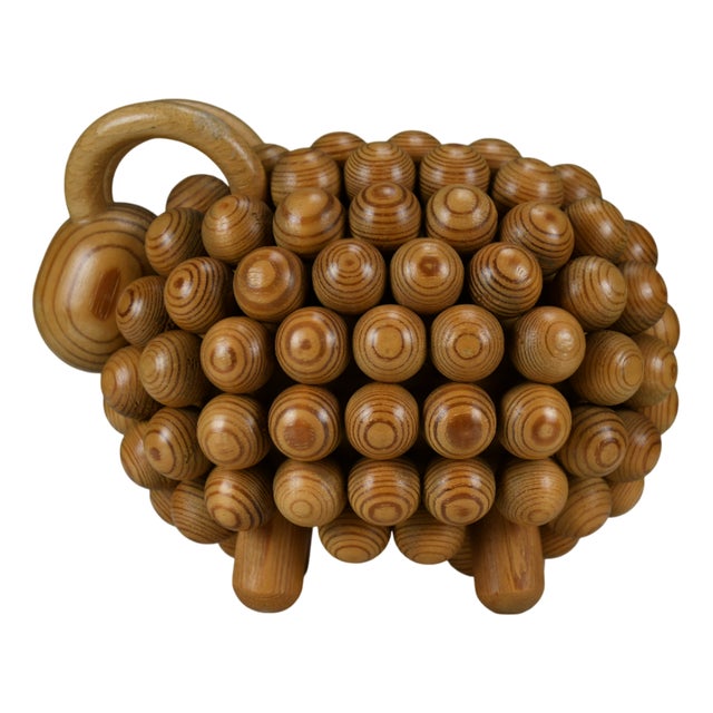 Aarikka Kaija, Passi Aries Sculpture, 1973, Wood For Sale