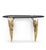 Contemporary Folia Pinewood Console Table by Maeve For Sale - Image 3 of 8