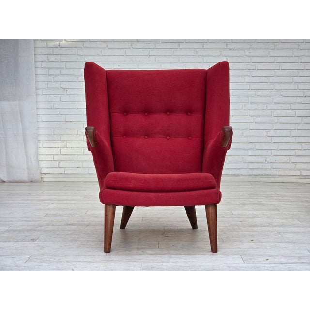 Vintage Danish Teddy Chair in Wool by Bent Møller Jepsen, 1970s For Sale - Image 6 of 18