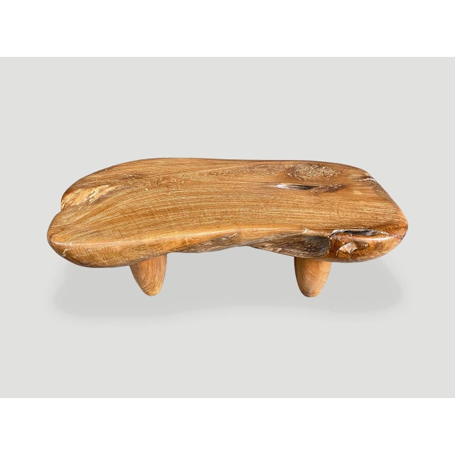 Andrianna Shamaris Mid Century Couture Teak Wood Coffee Table For Sale In New York - Image 6 of 18