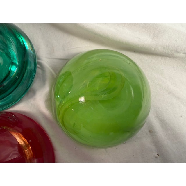 Vintage, Kosta Boda Atoll Art Glass Votive Candleholder Sweden Set of 4 For Sale In Salt Lake City - Image 6 of 8