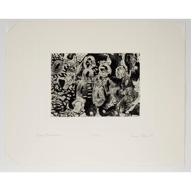 "The Outsider" - Original 1989 Screen Print by Jane Leddy For Sale - Image 4 of 6