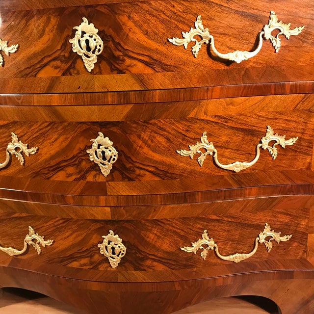 Baroque Secretary Desk, Germany 1750, Walnut For Sale In Boston - Image 6 of 10