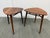 Mid 20th Century Kipp Stewart for Winchendon Furniture Guitar Pick Side Tables, Pair For Sale - Image 5 of 12