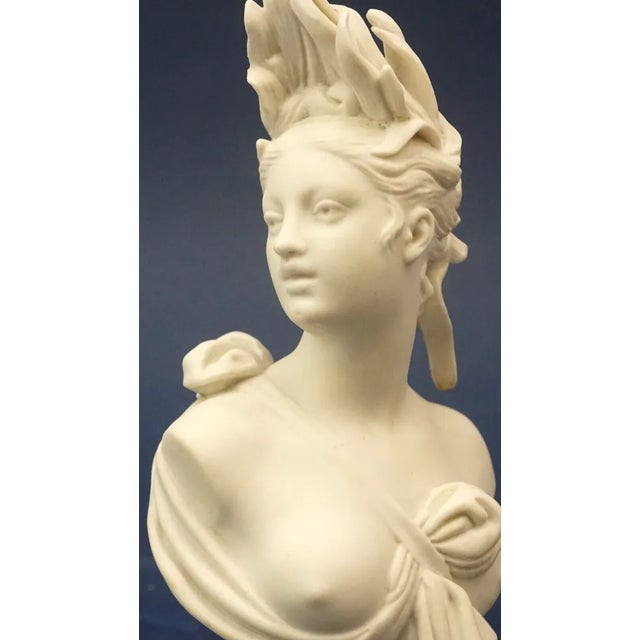 19th Century Bust of Messalina in Biscuit Porcelain from Sevres, France For Sale - Image 13 of 18