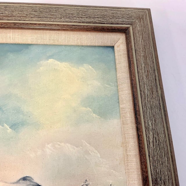 Mid-Century Impressionist Coastal Seascape Original Oil Painting, “Old North Sea”. For Sale - Image 14 of 14