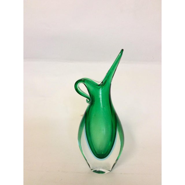 Flavio Poli Sommerso Glass Vase by Flavio Poli for Seguso Vetri Darte, 1960s For Sale - Image 4 of 4