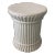 White Glazed Ceramic Garden Seat For Sale