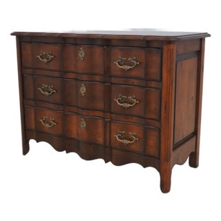 Harden Country French Distressed Cherry Chest or Dresser For Sale