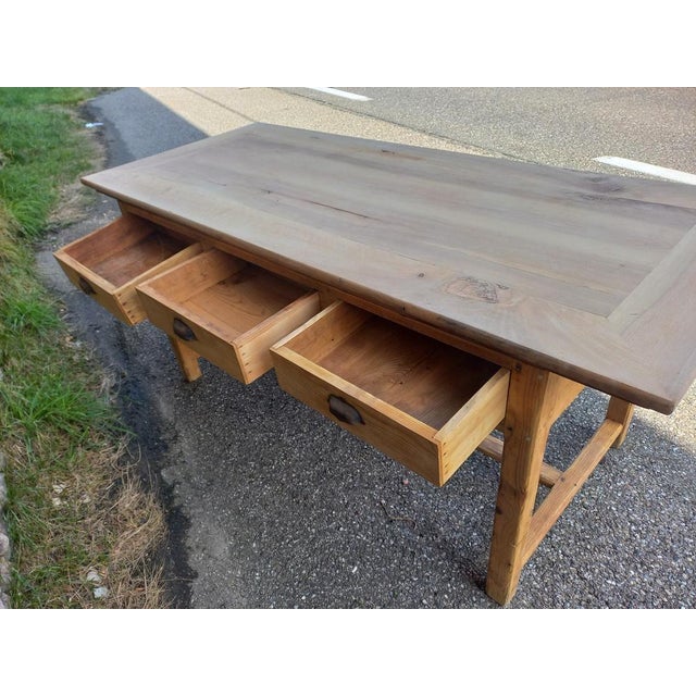 Farm Table with Drawers, 1930s For Sale - Image 15 of 18