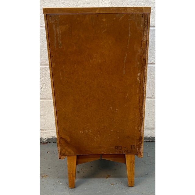 Mid-Century Nightstand in Birch by Morris of California For Sale - Image 10 of 16