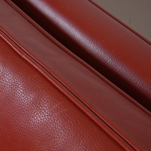 2212 Two-Seater Sofa in Red Leather by Børge Mogensen, 1990s For Sale - Image 15 of 18