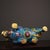 Vintage Cloisonne Enamel Ox Figure – 8.7" Gilt Mythical Bull Sculpture For Sale - Image 9 of 9