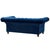 "Peyton Chesterfield Velvet Loveseat – Jewel Tone Elegance - Crafters and Weavers Add a touch of luxury to your space with...