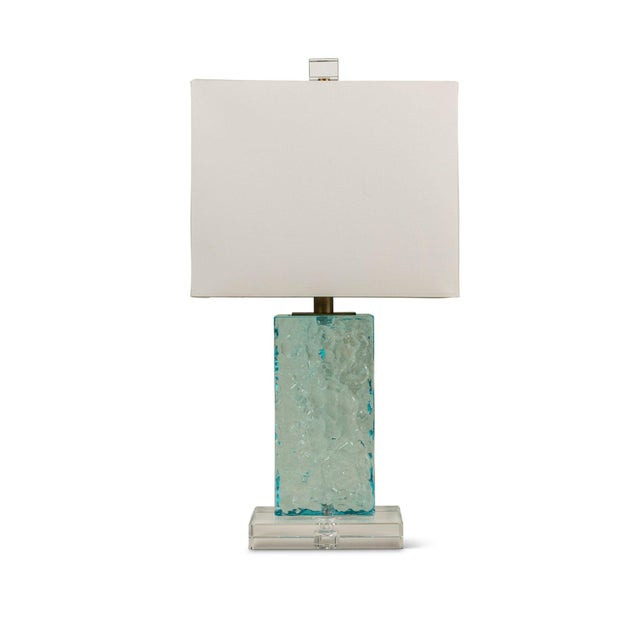Azure Aqua Accent Lamp For Sale In Chicago - Image 6 of 9