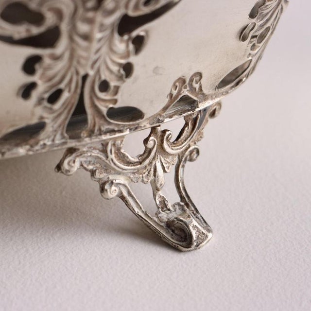 Bowl with Silver Leaves For Sale - Image 5 of 7