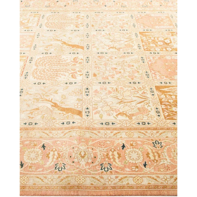 Solo Rugs Mogul, One-of-a-Kind Hand-Knotted Area Rug in Pink, 6' 1" x 8' 10" For Sale - Image 4 of 8