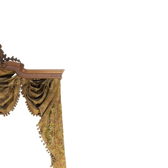 Antique Portuguese Valances in Mahogany, 1800s, Set of 5 For Sale - Image 4 of 6