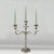 Silver Handmade 3-Candle Candelabra in Stainless Steel For Sale - Image 8 of 9