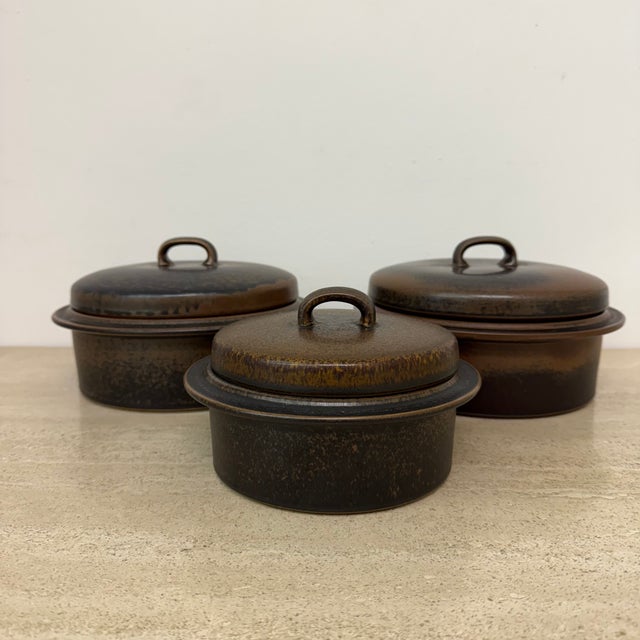 Serving Bowls by Ulla Procope for Arabia, 1970s, Set of 3 For Sale - Image 14 of 15
