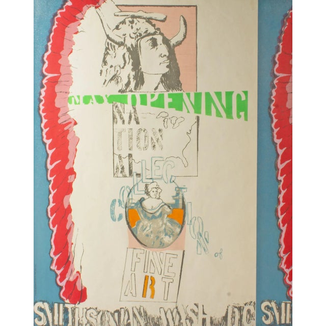 1968 Smithsonian Pop Art Lithograph Poster by Larry Rivers | Chairish