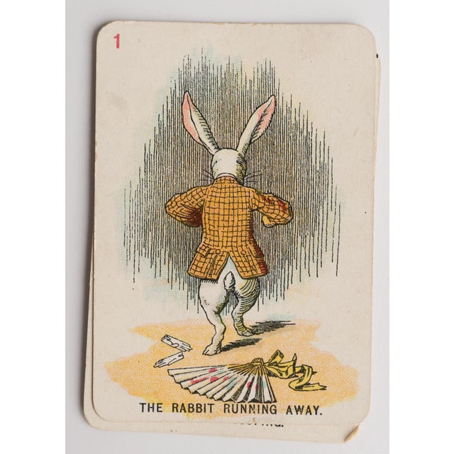 Antique Alice in Wonderland Playing Cards Game by Thomas De La Rue & Co For Sale - Image 13 of 18