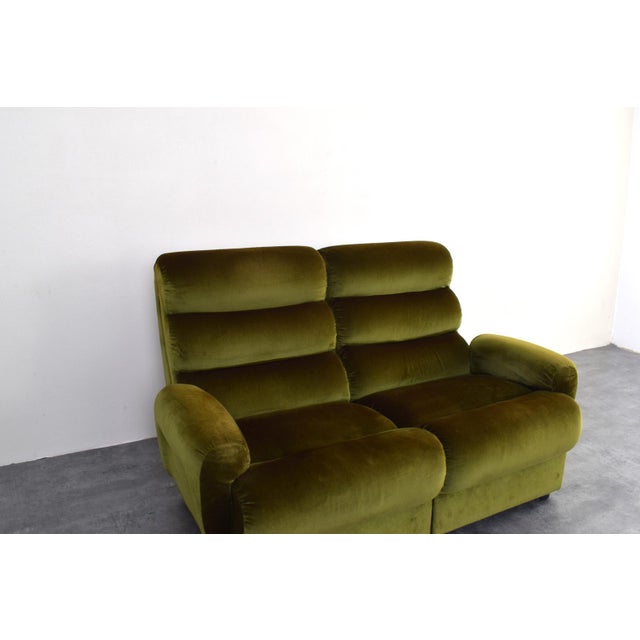 Mid-Century Modern German Modular Sofa, 1970s, Set of 2 For Sale - Image 4 of 12