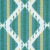 Schumacher SAMPLE - Schumacher Kai Striped Ikat Fabric In Green For Sale - Image 4 of 4