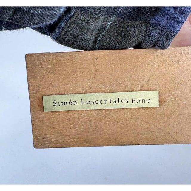 Late 19th Century Signed J Billvas Hand Painted Silk Fan in Original Simon Loscertales Bona Roma Box For Sale - Image 10 of 11