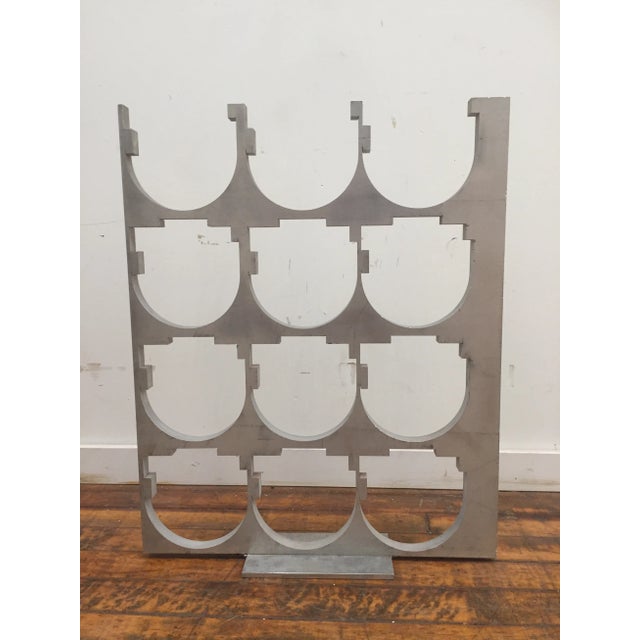 Silver Abstract Minimalist Aluminum Sculpture For Sale - Image 8 of 8