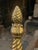 Vintage Ornate Brass Fireplace Andirons—A Pair For Sale - Image 4 of 8