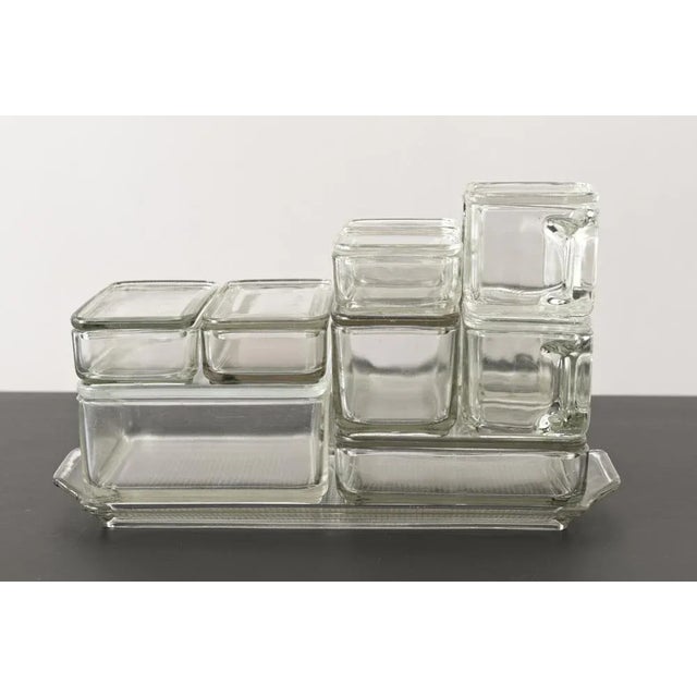 Bauhaus Kubus Storage Containers by Wilhelm Wagenfeld for Vlg, Germany, 1930s, Set of 21 For Sale - Image 10 of 18