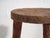 Antique Primitive Style Round Stool, 1900 For Sale - Image 6 of 7