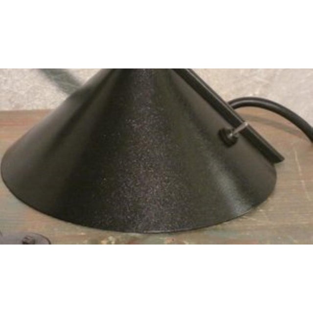 1980s Metal Desk Lamp with Adjustable Sphere Lampshade, 1980s For Sale - Image 5 of 10