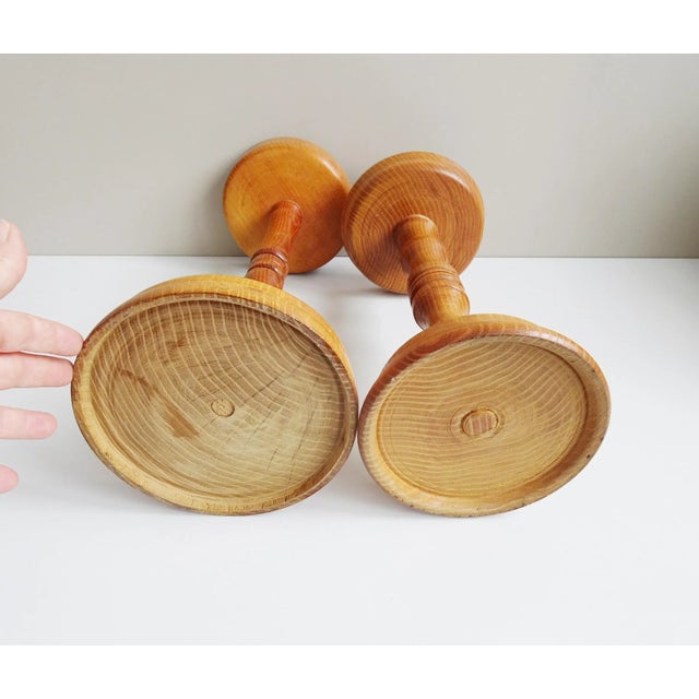 Turned Plant Stand, Germany 1960s, Set of 2 For Sale - Image 6 of 11