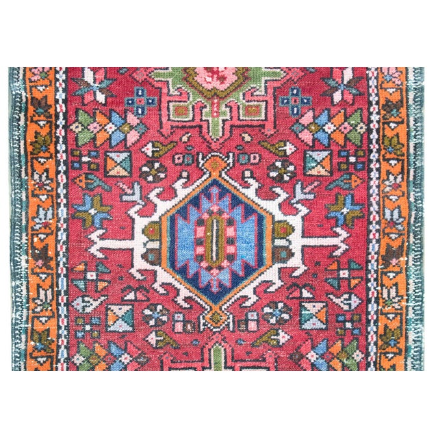 Early 20th Century Persian Heriz Rug For Sale - Image 13 of 15