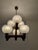 Mid-Century Modern Wood Glass Chandelier from Sijaj Hrastnik, Slovenia, 1970s For Sale - Image 6 of 18